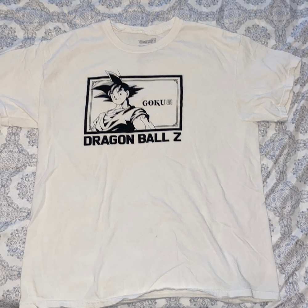 Dragon Ball Z shirt has little stains